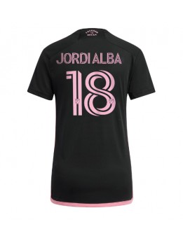 Billige Inter Miami Jordi Alba #18 Bortedrakt Dame 2024-25 Kortermet